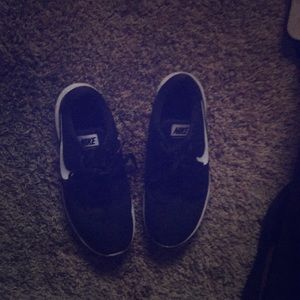 Just Some Basic Nice Black And White Nike Shoes!